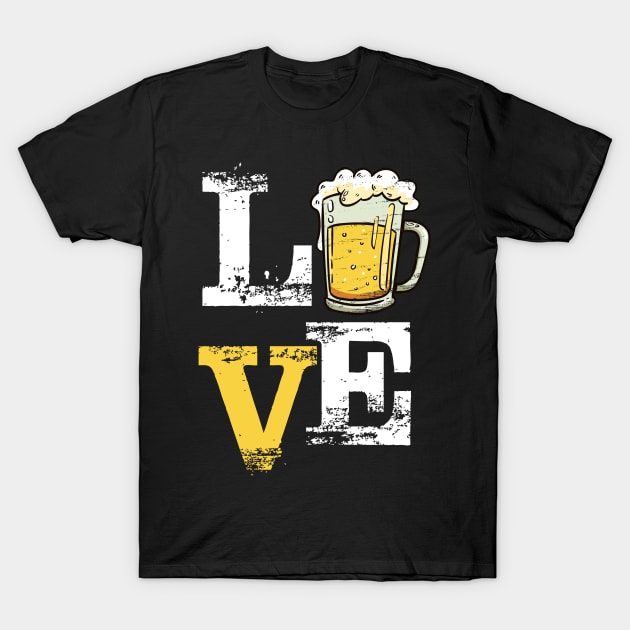 Love Beer T-Shirt by Hip City Merch